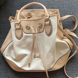 Tan synch top purse